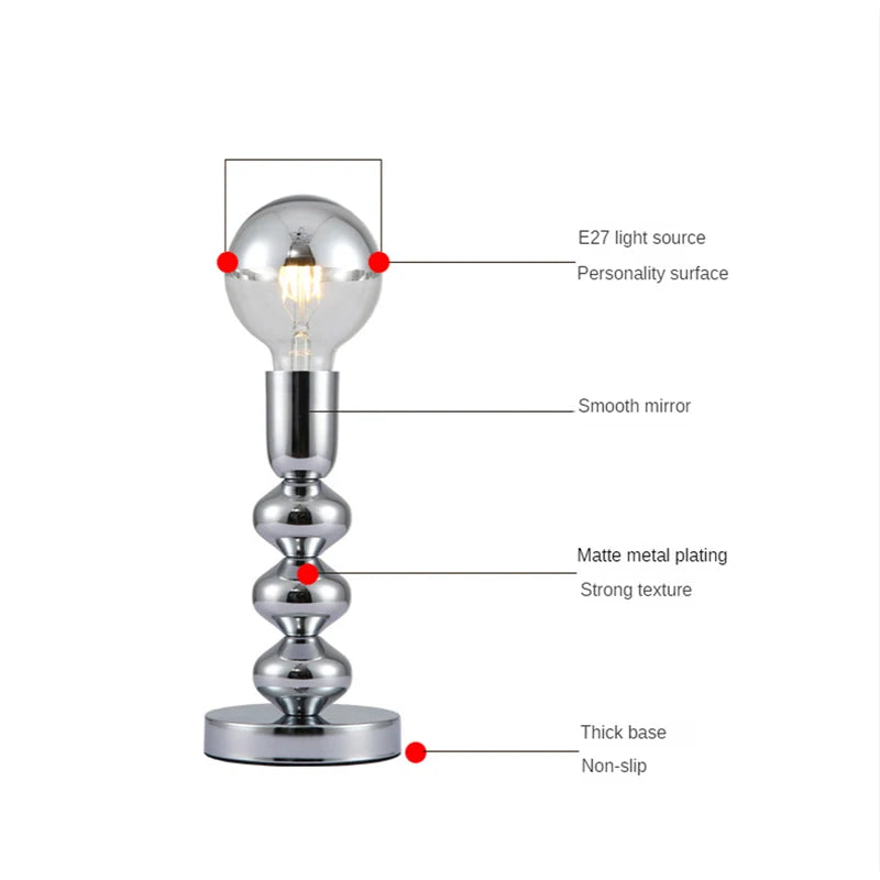 Nordic Style Glass Table Light.